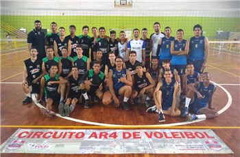 Garfo estreia no 1° Circuito AR4 de Voleibol com vitória